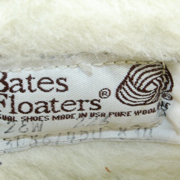 Bates Floaters Brown Leather Shearling Lined Ankle Chukka Boots Size 12 Wide - Picture 8 of 9